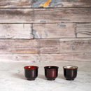 [SAKE CUP] HASORI GUINOMI UCHI-SILVER | YAKUMO LACQUERWARE