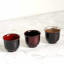 [SAKE CUP] HASORI GUINOMI UCHI-SILVER | YAKUMO LACQUERWARE