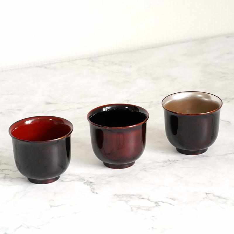 [清酒杯套裝]3件Guinomi | Yakumo漆器