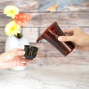 [SAKE BOTTLE & CUP SET] 3 PIECES SENSUJI UCHI-RED | YAKUMO LACQUERWARE[Pre-order: Scheduled to arrive in early October.]