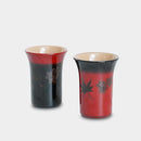 [CUP] 2 PIECES HASORI SPRING & FALL | YAKUMO LACQUERWARE