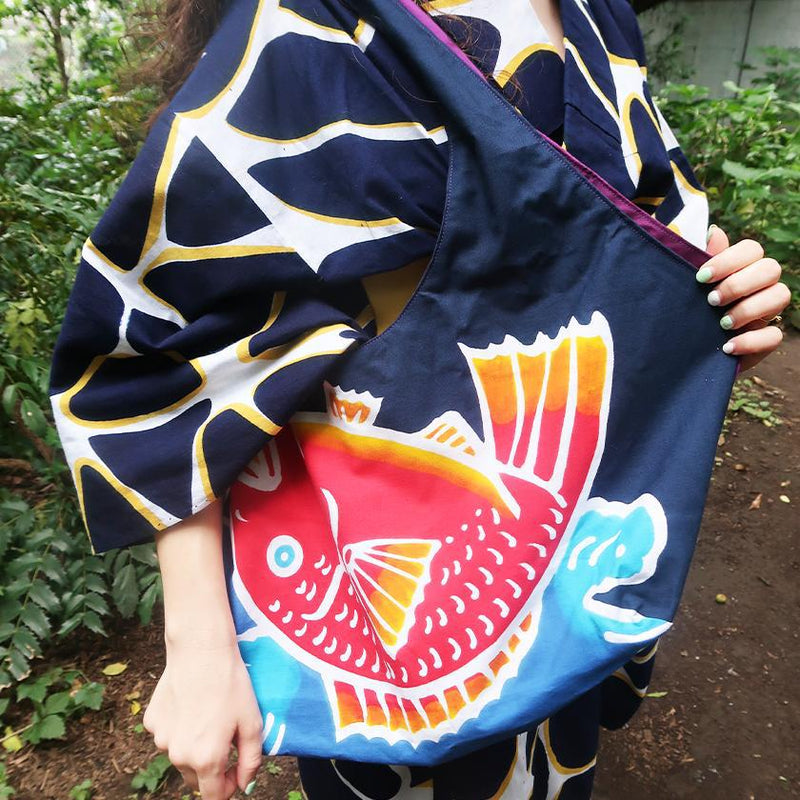 [eco包]海鯛l | Matsuda | Tsutugaki染色