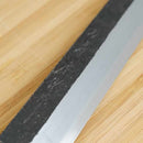 [KITCHEN (CHEF) KNIFE]  YANAGIBA KNIFE - KUROUCHI FINISH, PREMIUM HON-KASUMI, YASUGI WHITE STEEL NO. 2 (SINGLE-BEVEL), MAGNOLIA WOOD & WATER BUFFALO OCTAGONAL HANDLE, 270MM | SAKAI FORGED BLADES