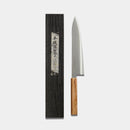 [주방 (셰 프) 칼] Ittosai Kottetsu INOX 스웨덴 강철 제 Gyuto (양날 의 칼날) 올리브 나무 손잡이 240 mm 주정 단조 칼날