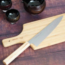 [주방 (셰 프) 칼] Ittosai Kottetsu INOX 스웨덴 강철 제 Gyuto (양날 의 칼날) 올리브 나무 손잡이 240 mm 주정 단조 칼날