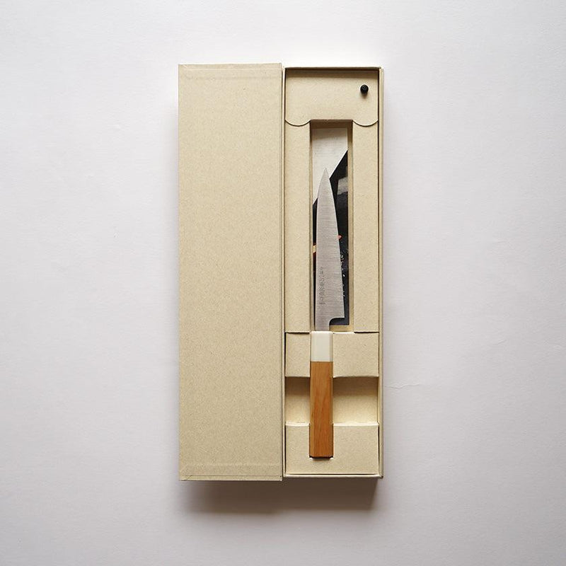 [Kitchen (Chef) Knife] Inox Petit Knife Aomori Hiba (G7 Summit Gift) | ใบมีดปลอม