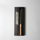 [주방 (요리사) 나이프] 골드 warikomi v5 망치질 일본 산토쿠 나이프 오크 팔각형 손잡이 메이플 볼스터 180 | 사카이 단조 블레이드