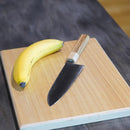 [주방 (요리사) 나이프] 골드 warikomi v5 망치질 일본 산토쿠 나이프 오크 팔각형 손잡이 메이플 볼스터 180 | 사카이 단조 블레이드