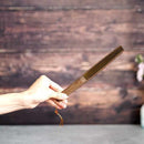 [HAND FAN] RAUSHIKI URUSHI DECAYED LEAVES COLOR | KYOTO FOLDING FANS | RAKUKEI