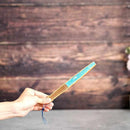 [HAND FAN] RAUSHIKI URUSHI GREEN | KYOTO FOLDING FANS | RAKUKEI