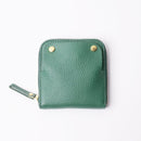 [LEATHER CASE] SHRINK CALM-GREEN SOFT SHRINK COWHIDE LEATHER (SPECIAL ORDER COLOR) | LEATHER WORK | RAKUKEI