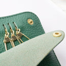 [LEATHER CASE] SHRINK CALM-GREEN SOFT SHRINK COWHIDE LEATHER (SPECIAL ORDER COLOR) | LEATHER WORK | RAKUKEI