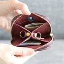 [LEATHER CASE] SHRINK BURGUNDY-RED SOFT SHRINK COWHIDE(SPECIAL ORDER COLOR) | LEATHER WORK | RAKUKEI