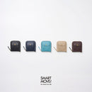 [LEATHER CASE] TYPE2 SHRINK VESPER-BROWN SOFT SHRINK COWHIDE WITH COIN POCKET AND D-RINGS | LEATHERWORK | RAKUKEI