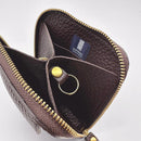 [LEATHER CASE] TYPE2 SHRINK VESPER-BROWN SOFT SHRINK COWHIDE WITH COIN POCKET AND D-RINGS | LEATHERWORK | RAKUKEI