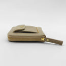 [LEATHER CASE] TYPE2 SHRINK MICA-BEIGE SOFT SHRINK COWHIDE WITH COIN POCKET AND STANDARD D-RINGS | LEATHERWORK | RAKUKEI