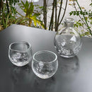 [清酒套裝] Yuragi（Tokkuri＆Guinomi）3件套裝|玻璃製品