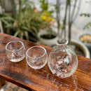 [清酒套裝] Yuragi（Tokkuri＆Guinomi）3件套裝|玻璃製品