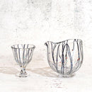 [SAKE BOTTLE SET] 2 PIECES GEN (KATAKUCHI & SAKAZUKI) | SUN GLASS STUDIO KYOTO | GLASSWORK