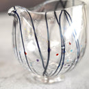 [SAKE BOTTLE SET] 2 PIECES GEN (KATAKUCHI & SAKAZUKI) | SUN GLASS STUDIO KYOTO | GLASSWORK