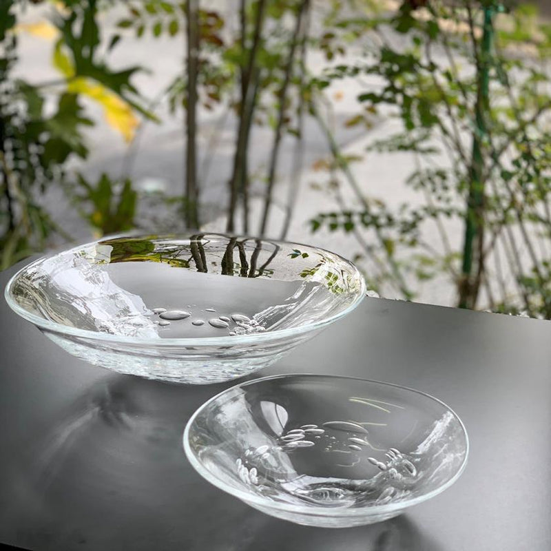 [ชาม] Yuragi Utsuwa 2 ชิ้น | Sun Glass Studio Kyoto | งานแก้ว