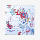 [Furoshiki] Kemonode 흰색 (L) | 교토 Yuzen 염색