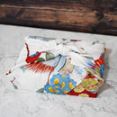 [Furoshiki] Kemonode 흰색 (L) | 교토 Yuzen 염색