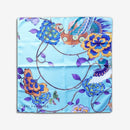 [Furoshiki] Kemonode 터키석 (L) | 교토 Yuzen 염색