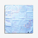 [Furoshiki] Kemonode 터키석 (L) | 교토 Yuzen 염색