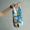 [Furoshiki] Kemonode 터키석 (L) | 교토 Yuzen 염색