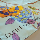 [Furoshiki] Kemonode 터키석 (L) | 교토 Yuzen 염색