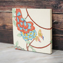 [ART PANEL, DISH] KEMONODE CERAMIC TILE NO.4 | MORPHOSHERE | KYOTO YUZEN DYEING