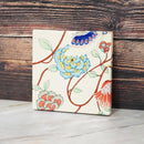 [ART PANEL, DISH] KEMONODE CERAMIC TILE NO.5 | MORPHOSHERE | KYOTO YUZEN DYEING