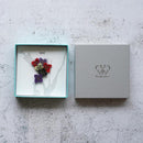 [胸針]色調（繡球）b | morphoshere |京都Yuzen染色