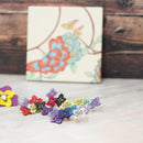 [胸針]色調（繡球）c | morphoshere |京都Yuzen染色