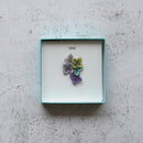 [브로치] 틴트 (하이드랑가) D | 교토 유젠 염색