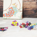[Brooch]色調（Pansy）A | morphoshere |京都Yuzen染色