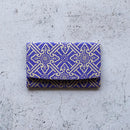 [CARD CASE] SILK OBI GOLD LEAF LATTICE | KYOTO YUZEN DYEING