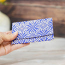 [CARD CASE] SILK OBI GOLD LEAF LATTICE | KYOTO YUZEN DYEING