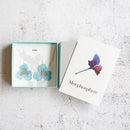 [ต่างหู] pansy คริสตัล | Morphosphere Kyoto Yuzen ย้อมสี