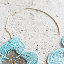 [ต่างหู] pansy คริสตัล | Morphosphere Kyoto Yuzen ย้อมสี