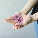 [EARRINGS] TINT PANSY DOUBLE PINK | KYOTO YUZEN DYEING | MORPHOSPHERE