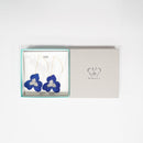 [ต่างหู] Pansy Double Ultramarine Blue | Kyoto Yuzen Dyeing | morphosphere