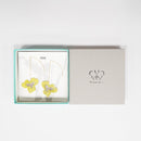 [ต่างหู] Pansy Double Cherry Blossoms (S) สีเหลือง | Kyoto Yuzen Dyeing | morphosphere