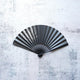 [HAND FAN] HAKUZU IMAGE2 BLACK BAMBOO 7 SUN | KYOTO FOLDING FANS| YASUTO YONEHARA