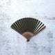 [HAND FAN] SMOKED SILVER #2 7.5 SUN | KYOTO FOLDING FANS| YASUTO YONEHARA