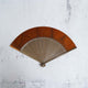 [HAND FAN] IBUSHI #3 ORANGE  7.5 SUN (FAN POUCH SET) | KYOTO FOLDING FANS| YASUTO YONEHARA