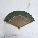 [手風扇] Ibushi＃2綠色7.5太陽（風扇袋裝）|京都折疊迷| Yasuto Yonehara