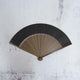 [HAND FAN] IBUSHI #1 BLACK  7.5 SUN (FAN POUCH SET) | KYOTO FOLDING FANS| YASUTO YONEHARA