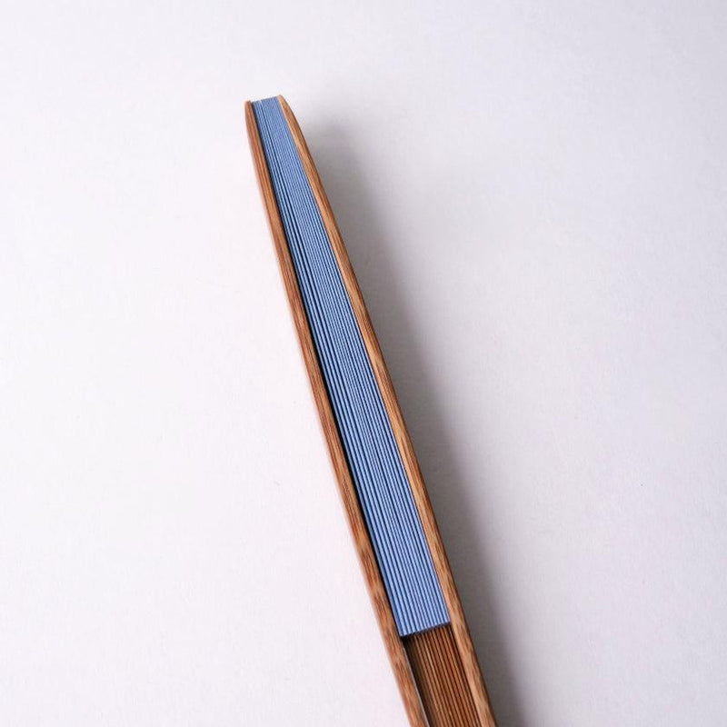 [핸드 팬] Hakusai Blue 6.5 Sun | 교토 접이식 팬 | Yasuto Yonehara